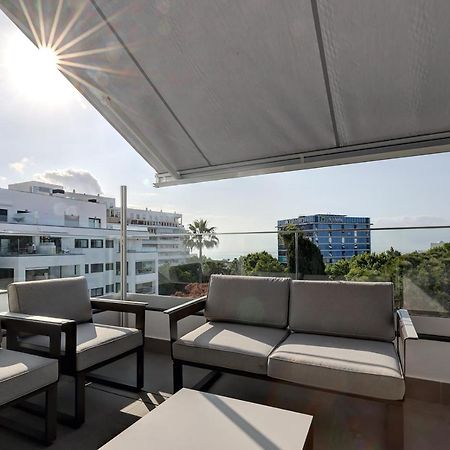 Brand New Apartment With Pool And Sea View In 马尔韦利亚 外观 照片