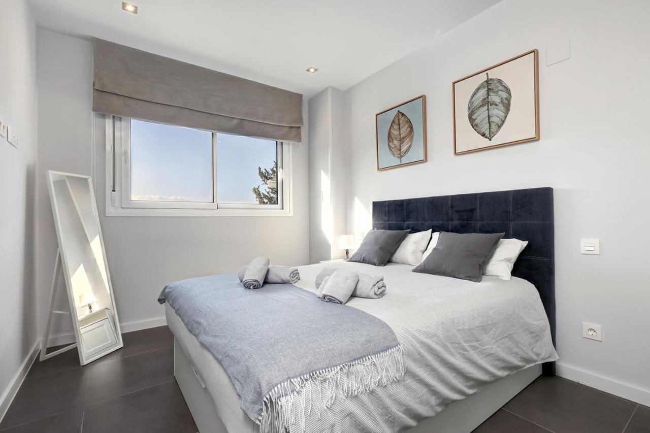 Brand New Apartment With Pool And Sea View In 马尔韦利亚 外观 照片